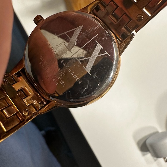 Armani Rose Gold Watch - Picture 2 of 3
